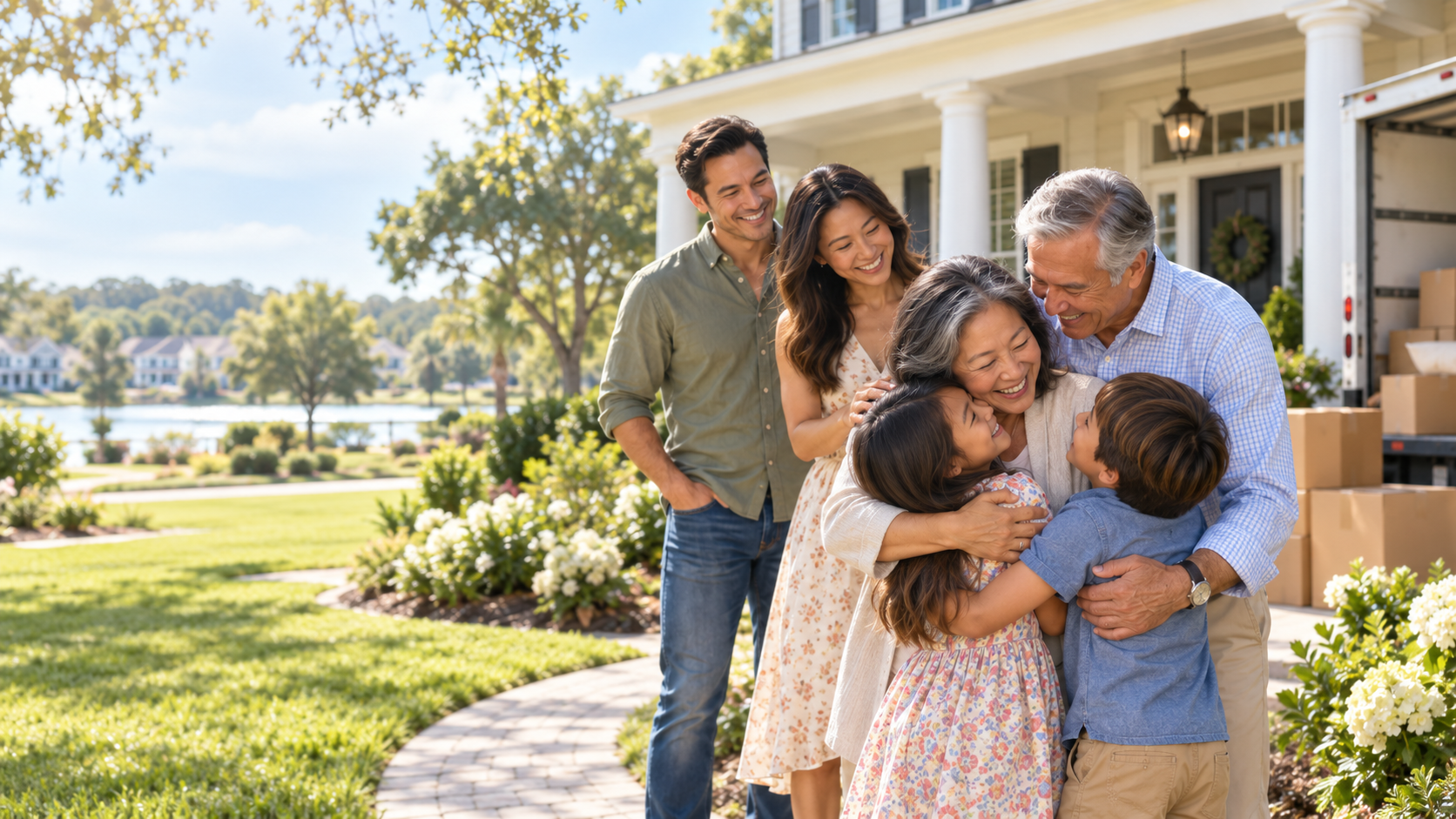 Baby Chaser housing trend showing grandparents moving closer to their children and grandchildren during a family move.